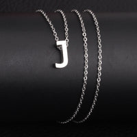 Stainless Steel Women's Unisex 18 Inch Necklace Pendant Letter Lobster Clasp S3