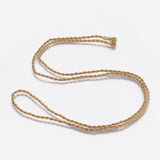 304 Stainless Steel Rope Chain Necklace Lobster Gold 30" 2.3mm  A389