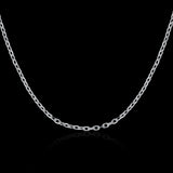 Sterling Silver Necklace Chain Lobster Clasp B459