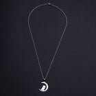 Stainless Steel Pendant Necklace Lobster Halloween Owl Moon 17.71" 1.5mm P92