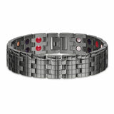 Stainless Steel Watch Bracelet Gunmetal Gold 8.5"  A118