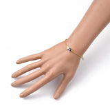 Bead Bracelet Ball Evil Eye Enamel Stainless Steel Lobster Gold Star Heart Z150