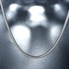 Stainless Steel Necklace Chain Snake 16-24 Inches 2MM Chain Lobster Clasp B205