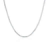 Sterling Silver Plated Necklace Chain Lobster Clasp B363