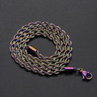 304 Stainless Steel Rope Chain Necklace Lobster Gold 18-26" 3mm  A419
