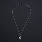 Stainless Steel Pendant Necklace Lobster Heart Dolphin Silver 15.7" 1.5mm Z597