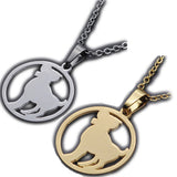 Stainless Steel Pendant Necklace Lobster Zodiac Sign Aries Gold 15.7" 1.5mm P68