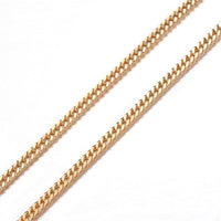 Stainless Steel Chain Necklaces Lobster Gold 19.7inches 50cm 2.5mm Z569