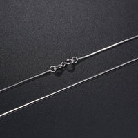 Sterling Silver Plated Necklace Chain Lobster Clasp B461