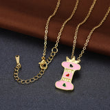 Yellow Gold Plated Necklace Pendant Letter Initial Alphabet Crown 19" 1MM B169