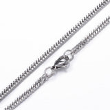 Stainless Steel Chain Necklaces Lobster Gold 19.7inches 50cm 2.5mm Z569