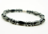 Hematite Beads Bracelet Magnetic Clasp Pain Relief Energy Powerful 7.5"