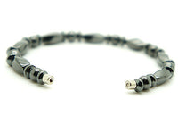 Hematite Beads Bracelet Magnetic Clasp Pain Relief Energy Powerful 7.5"