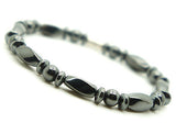 Hematite Beads Bracelet Magnetic Clasp Pain Relief Energy Powerful 7.5"