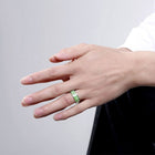 Stainless Steel Fashion Ring Black Women Cross Prayer B457