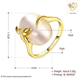 Rose Gold Platinum Plated Fashion Ring For Women B288