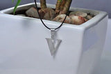 Stainless Steel Leather Necklace Pendant Lover Letter Initial Alphabet