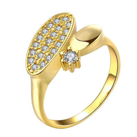 Rose Gold Plated Fashion Ring AAA Zirconia Women B246