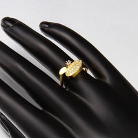 Rose Gold Plated Fashion Ring AAA Zirconia Women B246