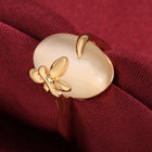 Rose Gold Platinum Plated Fashion Ring For Women B288