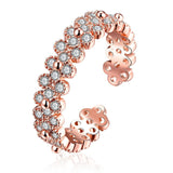 Rose Gold Plated Fashion Ring  AAA Zirconia For Women  B235