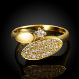 Rose Gold Plated Fashion Ring AAA Zirconia Women B246