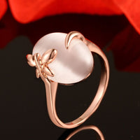 Rose Gold Platinum Plated Fashion Ring For Women B288